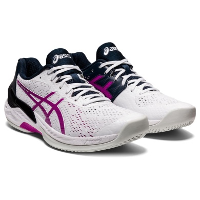 Asics Volleyballschuhe Sky Elite FF weiss/grape Damen